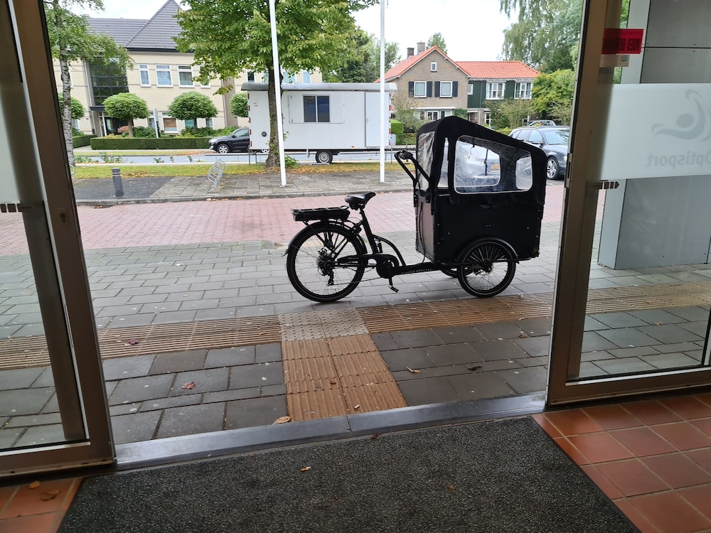 Fietsen op de geleidelijnen
